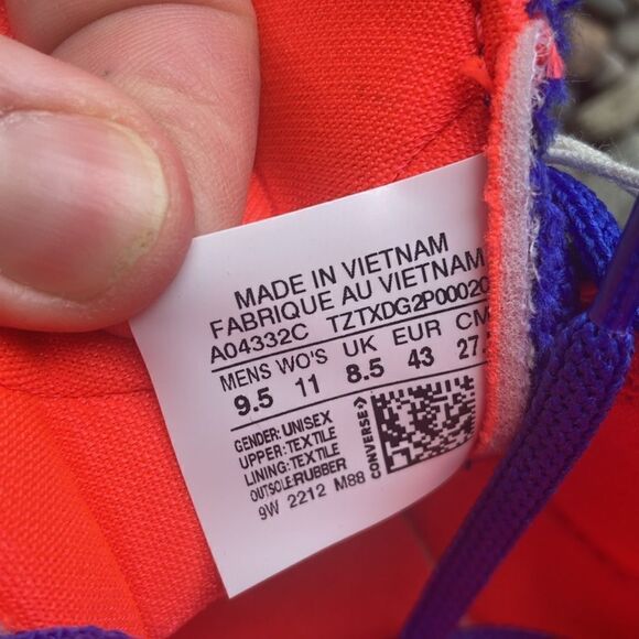 Converse Men All Star BB Prototype Limited CX Mid Blue Basketball Shoes Size 9.5 - Picture 6 of 7